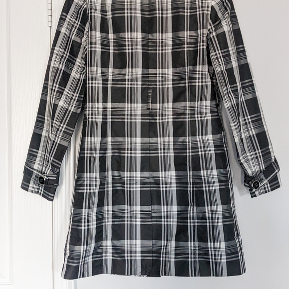 Tommy Hilfiger Tartan Rain Jacket Brand New, Black & White - Picture 7 of 8